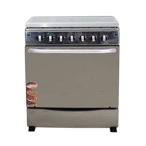Cuisinière BIOLUX 5 Feux inox avec tourne broche (M.7656 X INOX T/BR) Cuisinière BIOLUX 5 Feux inox avec tourne broche (M.7656 X INOX T/BR)